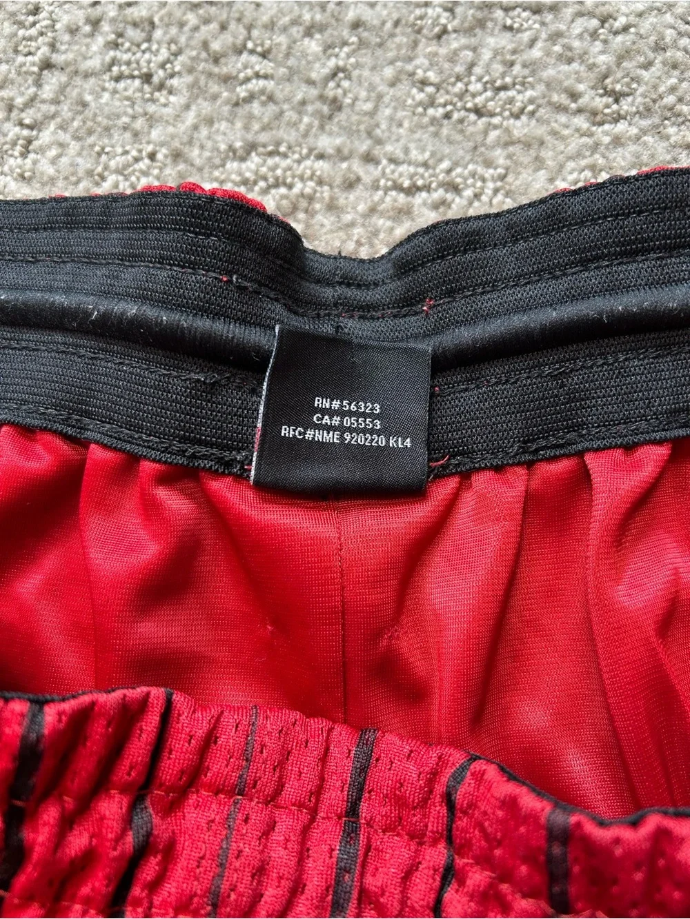 Vintage Nike Air Jordan Shorts Men Sz M Red Jumpman 20th Anniversary 1985-2005